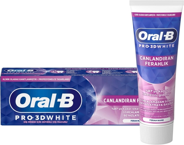 Oral-B Pro 3D White Ferahlık 75 ml